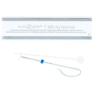 EUROGINE® T 380 Ag IUD (Cu380+Ag) - Mini méret
