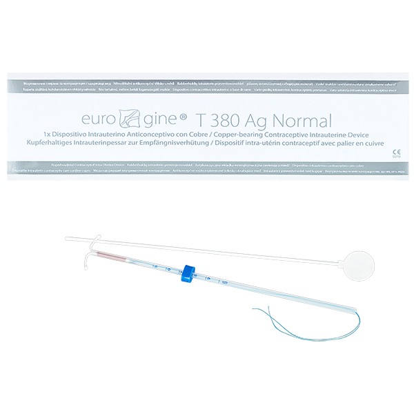 EUROGINE® T 380 Ag IUD (Cu380+Ag) - Mini méret